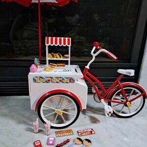 My Life As Red and White Kids Toy Food Cart